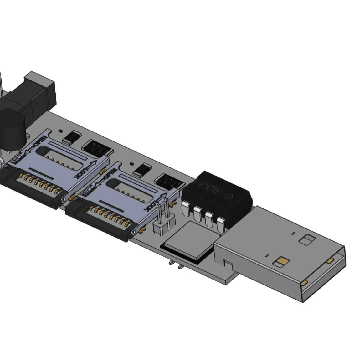 Picture from electronic concept of FlatOffice-Stick